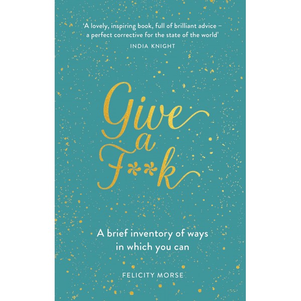 GIVE A F***: A BRIEF INVENTORY OF WAYS IN WHICH YOU CAN by Felicity Morse